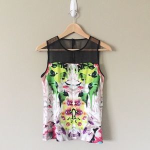 Prabal Gurung for Target Floral Kaleidoscope Tank